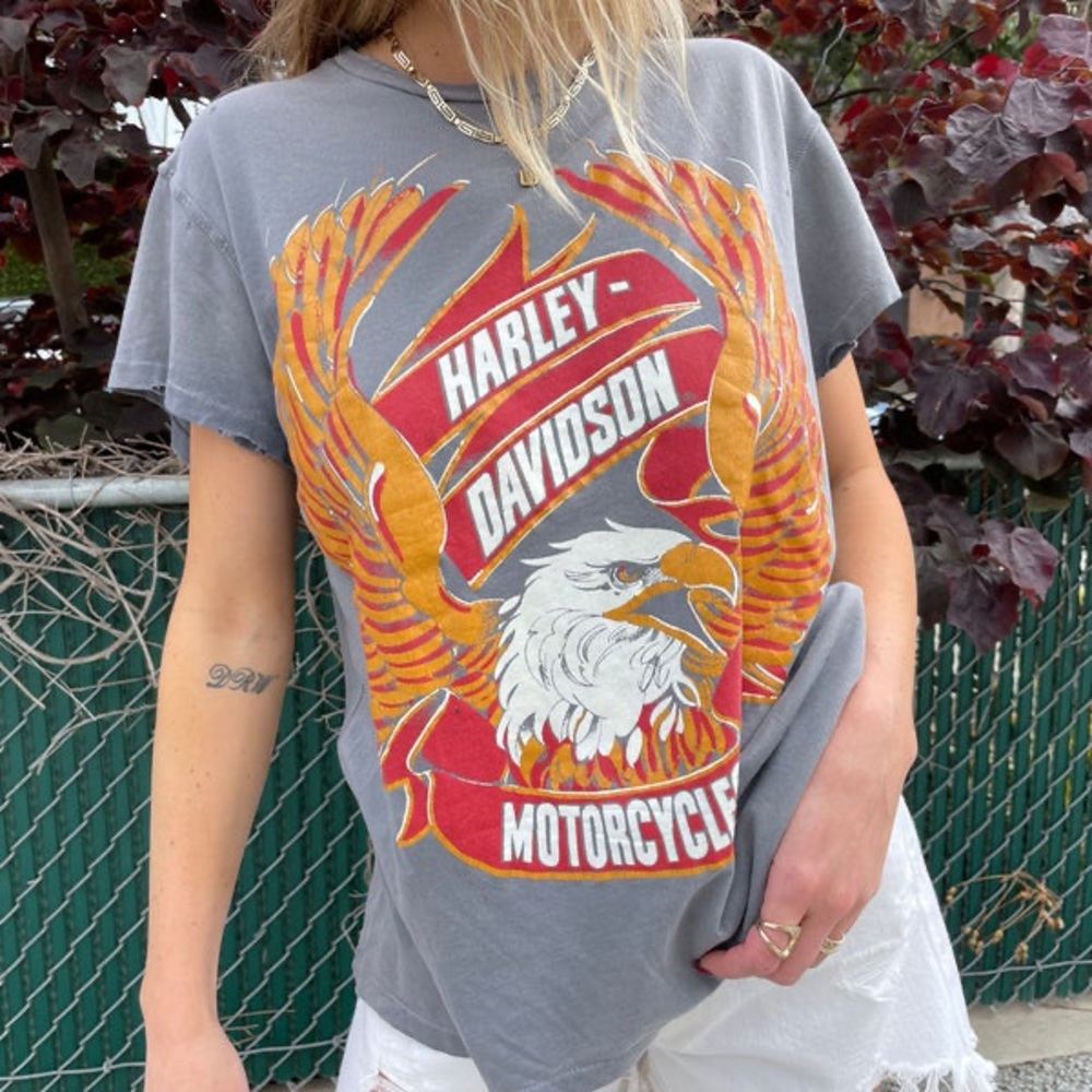 MadeWorn Harley Davidson Tee🏍❤️‍🔥❤️‍🔥❤️‍🔥